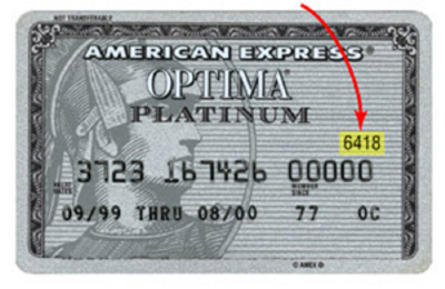 CVV2 American Express