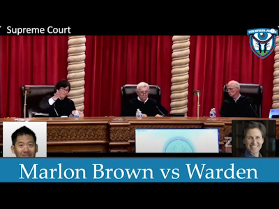 Marlon Brown vs Brian Williams, Warden Thumbnail